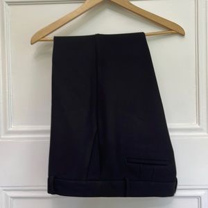 Talbots High Waist Hampshire Ankle Pants Black 12P